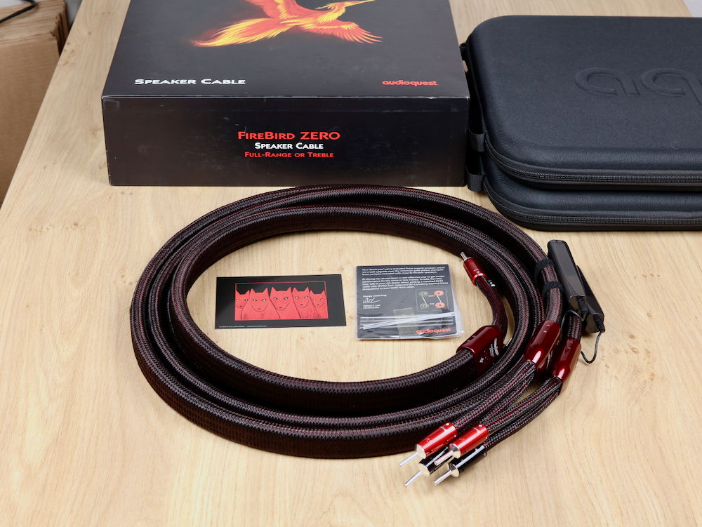 AudioQuest FireBird Zero highend audio speaker cables 2...