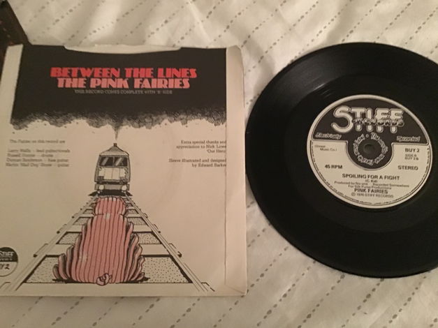 The Pink Fairies Between The Lines UK 45 With Picture S...