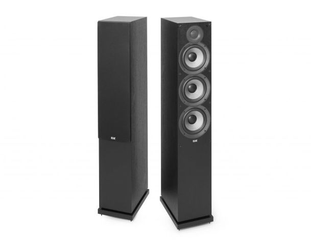 ELAC Debut 2.0 F6.2 Floorstanding Speakers; Black Pair ...