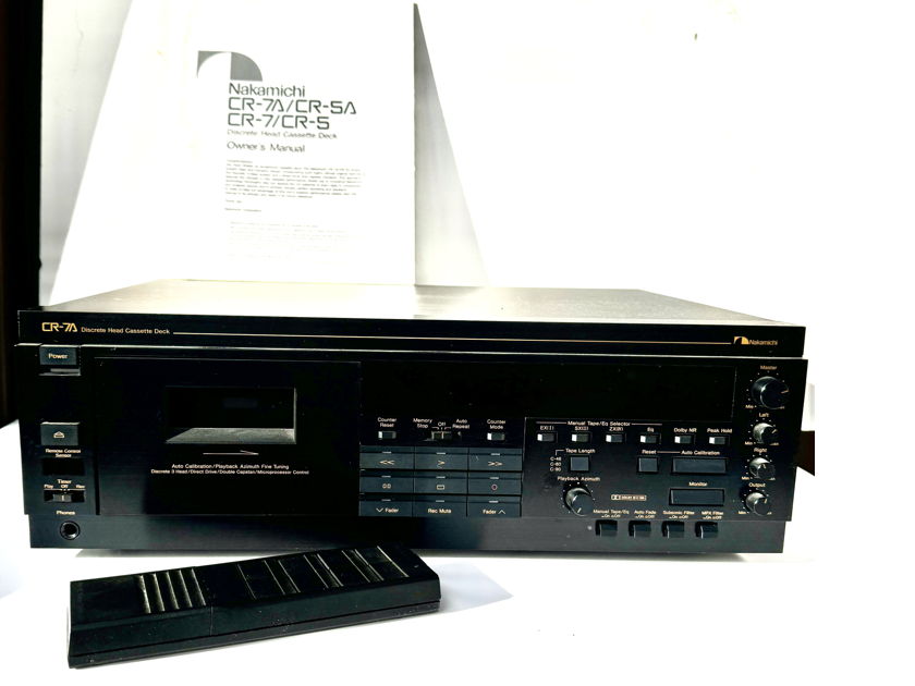 Nakamichi CR7A cassette deck For Sale Audiogon