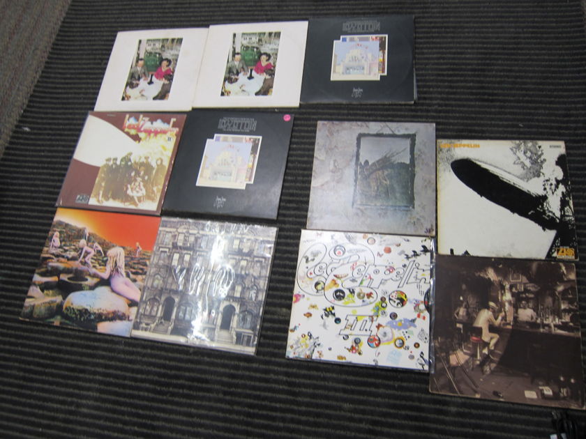 11 Led Zeppelin Original LPS - Led Zeppelin 1/II/III + MORE  7 VG+ or Better, 4 VG-, all Vintage Originals