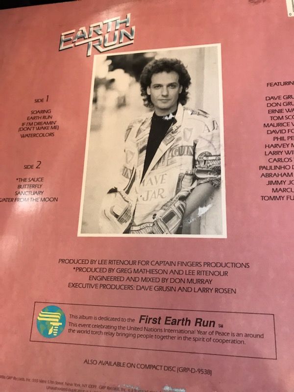 LEE RITENOUR Earth Run   LEE RITENOUR Earth Run 2