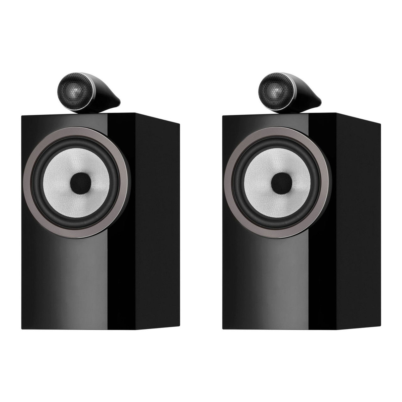 B&W 705 S3 Bookshelf Speakers; Gloss Black Pair (Sealed...