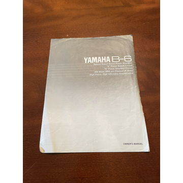 Yamaha B-6 (200w/ch Amp - works like new - recently tes...