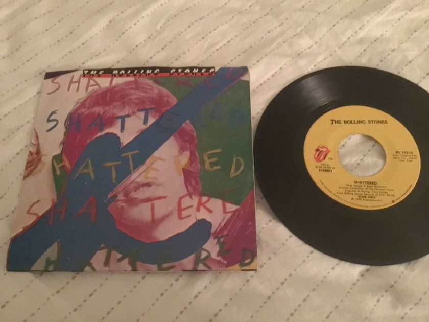 The Rolling Stones 45 With Picture Sleeve  Shattered