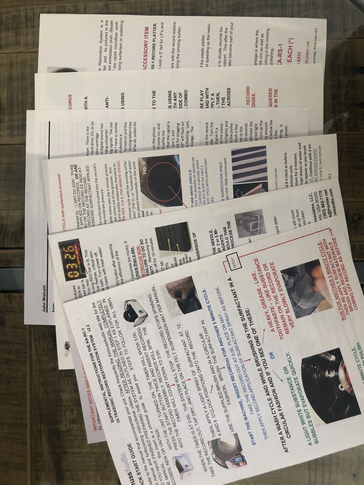 KA-RC-1 Ultrasonic Record Restoration System 6