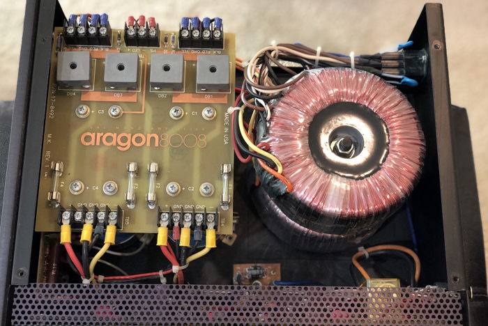 Aragon 8008 BB Dual Mono (Stereo) Amplifier MINT Operat...