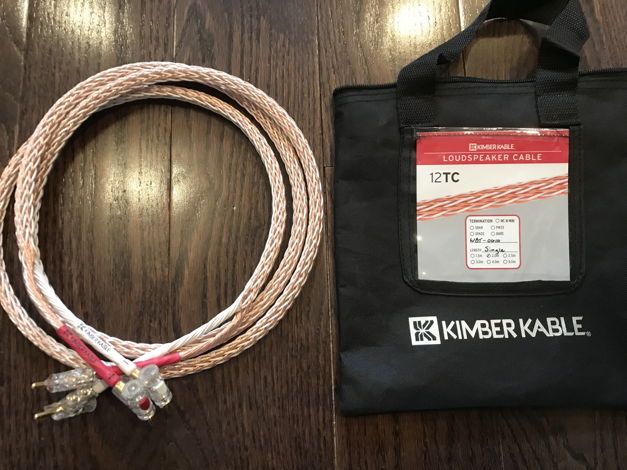 Kimber Kable 12TC Single Cable 2 Meter w/WBT Bananas