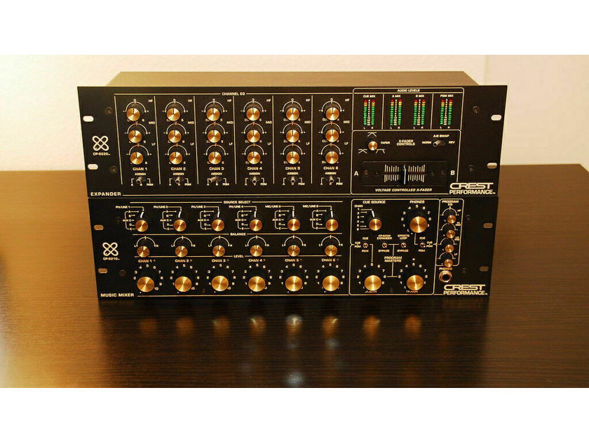 Crest Audio CP-6210 DJ Mixer & CP-6220 Expander (Brand New) not Technics Rane Vestax Bozak Urei