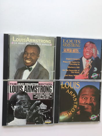 Jazz Louis Armstrong  Cd lot of 4 cds