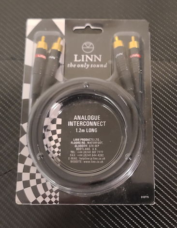 Linn Black Analog Interconnect Cable. 1.2 meters (4 fee...