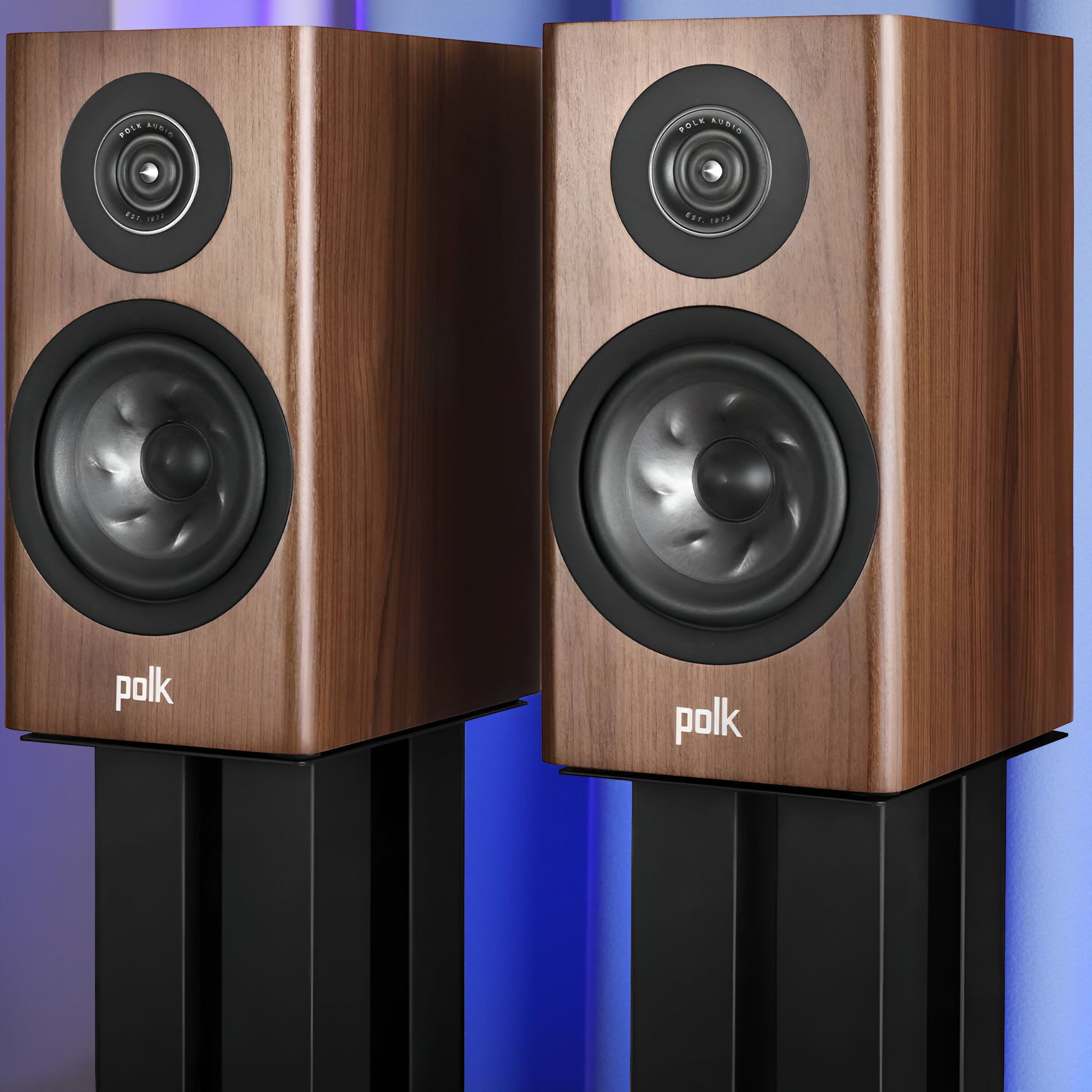 Polk Audio Reserve R100 Bookshelf Speakers in Brown