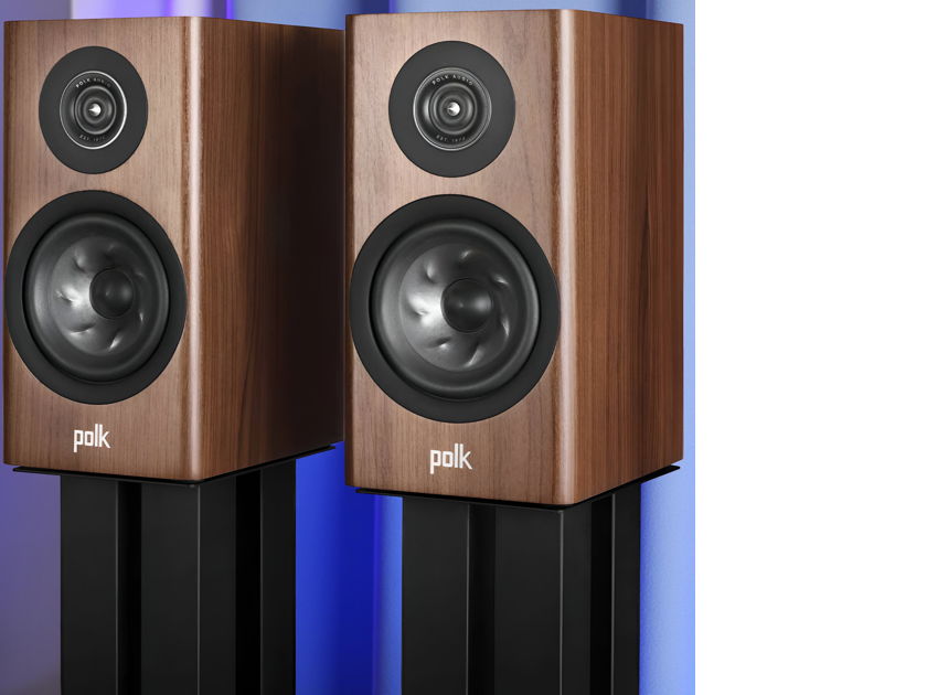 Polk Audio Reserve R100 Bookshelf Speakers in Brown