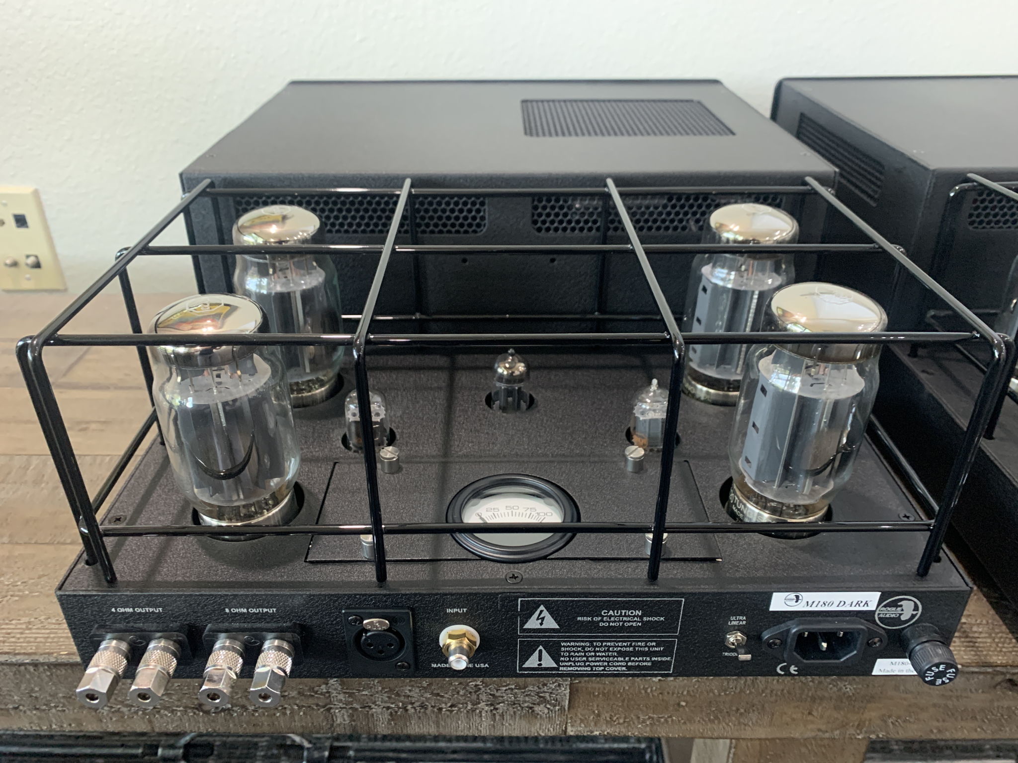 Rogue Audio M-180 Dark Monoblock Amplifiers - Black - V... 10
