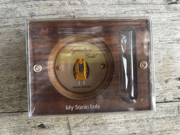 Sランク マイソニックラボ My Sonic Lab Signature Gold MCカートリッジ 元箱付 50101 中古オーディオ買取 販売 通販のショップアフロオーディオ横浜