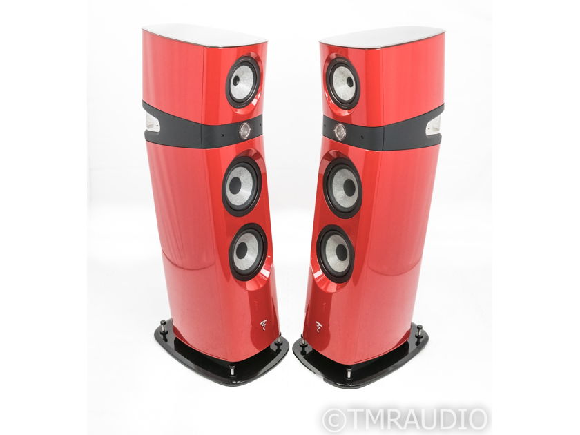 Focal Sopra No. 3 Floorstanding Speakers; Imperial Red Lacquer Pair (24543)
