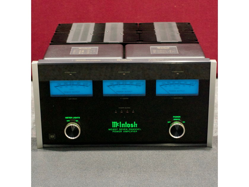 McIntosh MC207 Solid State 7 Channel Amplifier - 200 Watts Per Channel