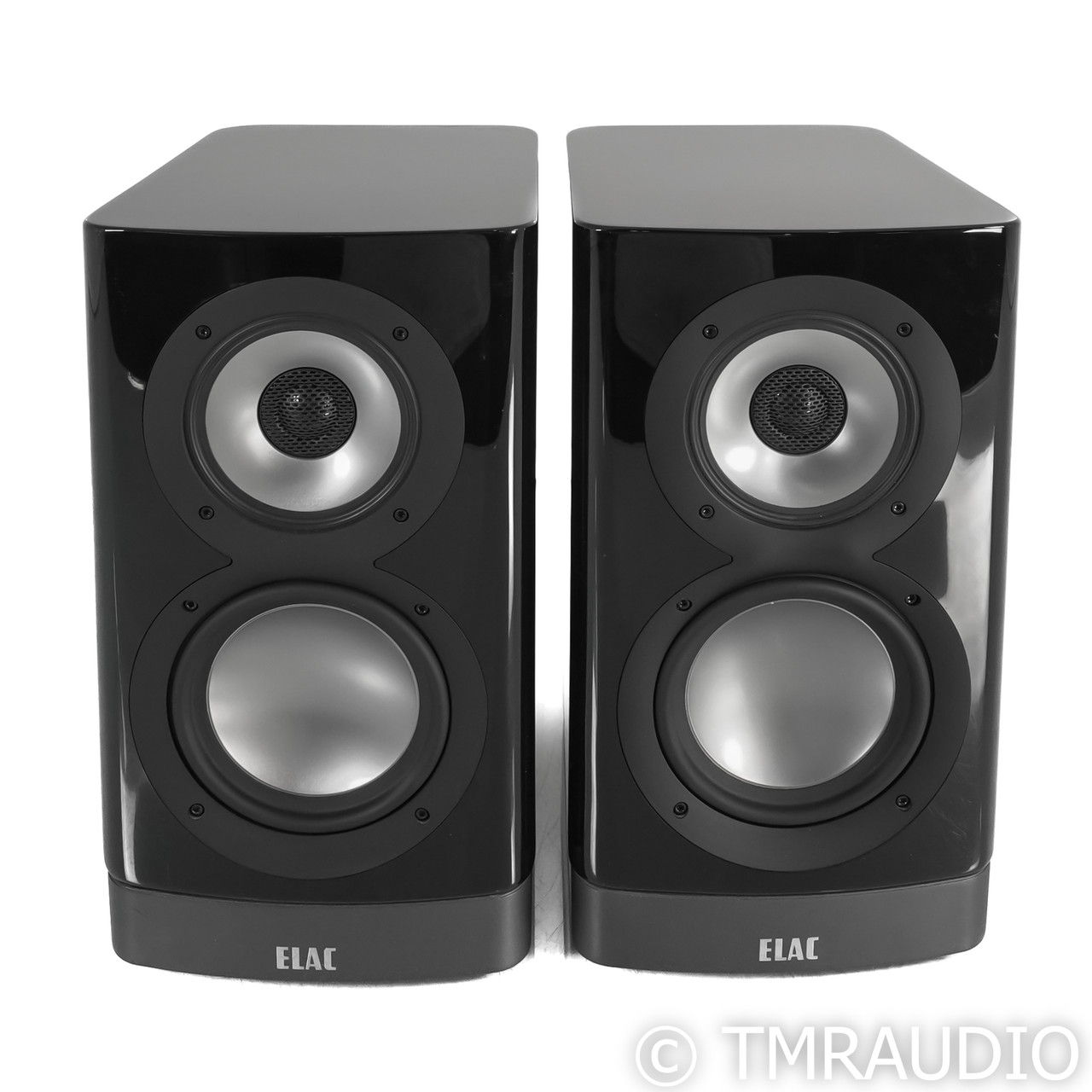 ELAC Navis Powered Bookshelf Speakers; Gloss Black Pair... 2