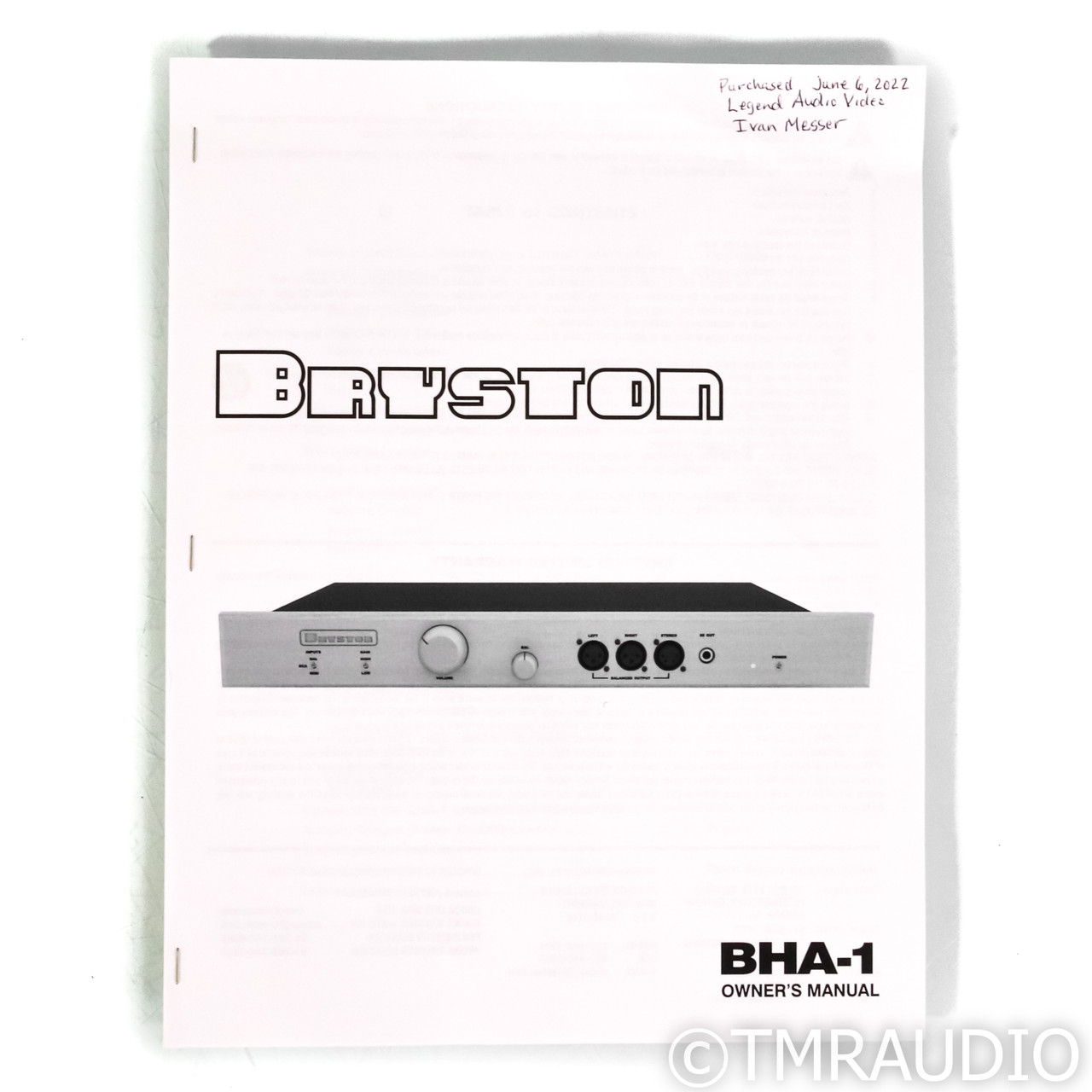 Bryston BHA-1 Balanced Headphone Amplifier (70934) 8