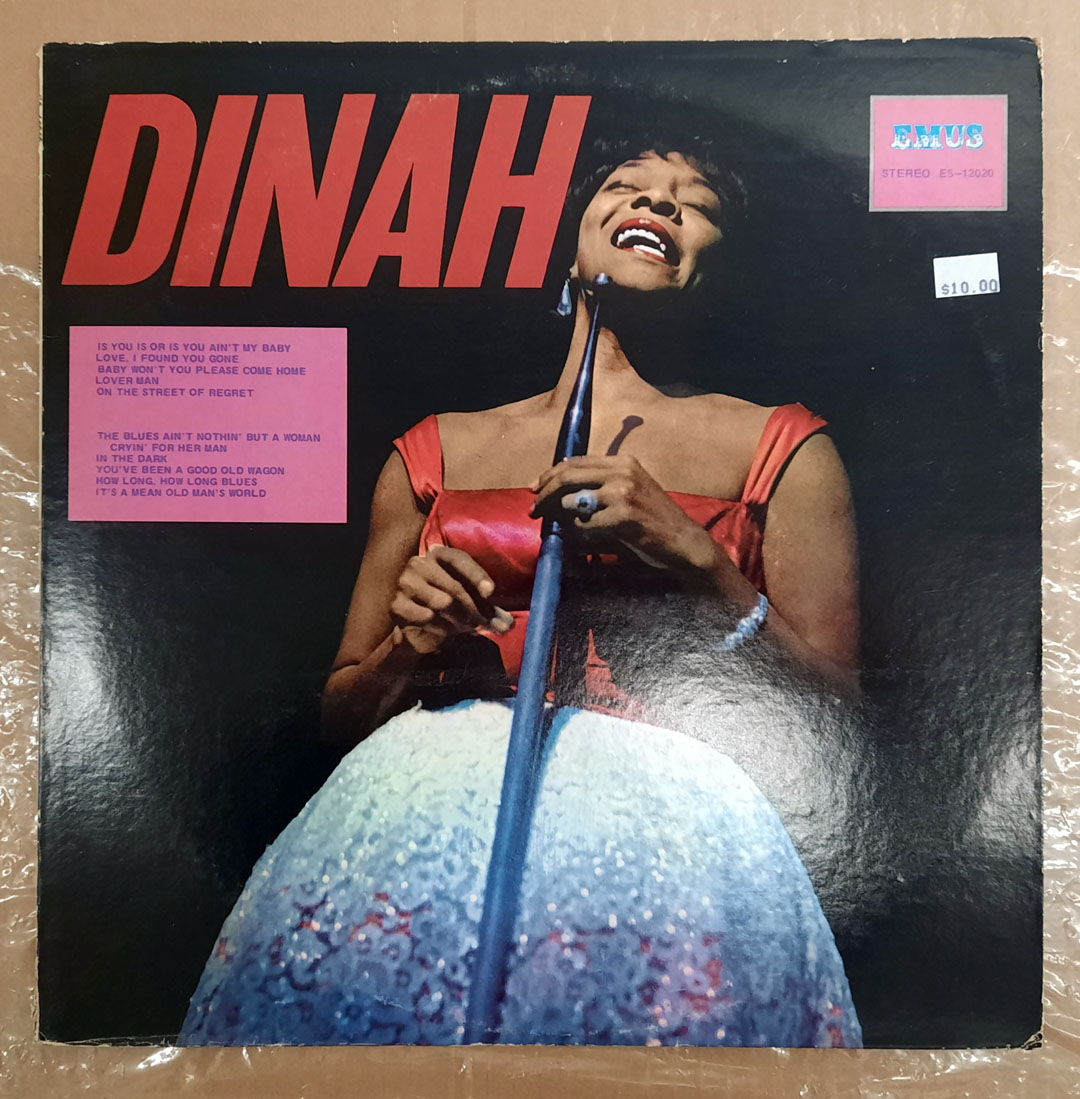 Dinah Washington – Dinah EX VINYL LP EMUS Records ES-12020
