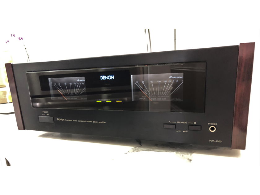 Denon POA-1500 Power Amplifier - In excellent working condition.