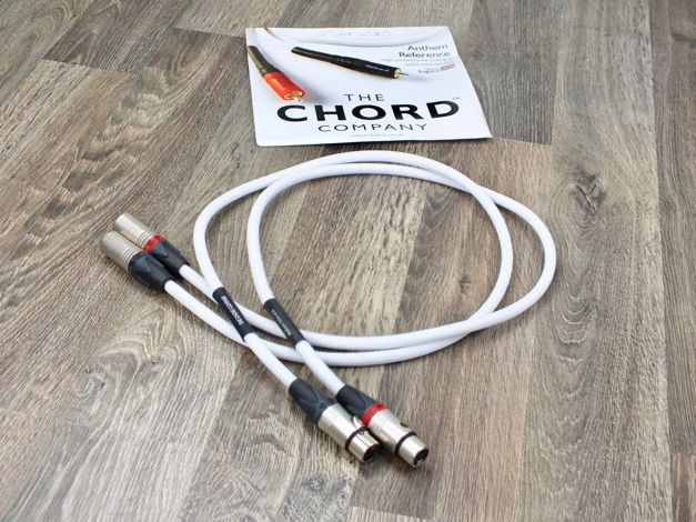 Chord Company Anthem Reference interconnects XLR 1,0 metre