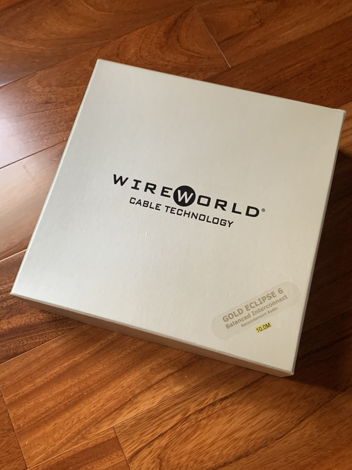 Wireworld Gold Eclipse 6, 10 meter pair of XLR cables