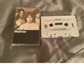 Montrose Warner Brothers Pre Recorded Cassette  Montrose