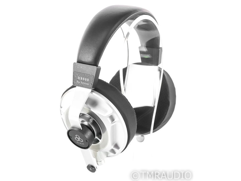Final D8000 Pro Magnetic Planar Open Back Headphones; Black and Silver; (34676)