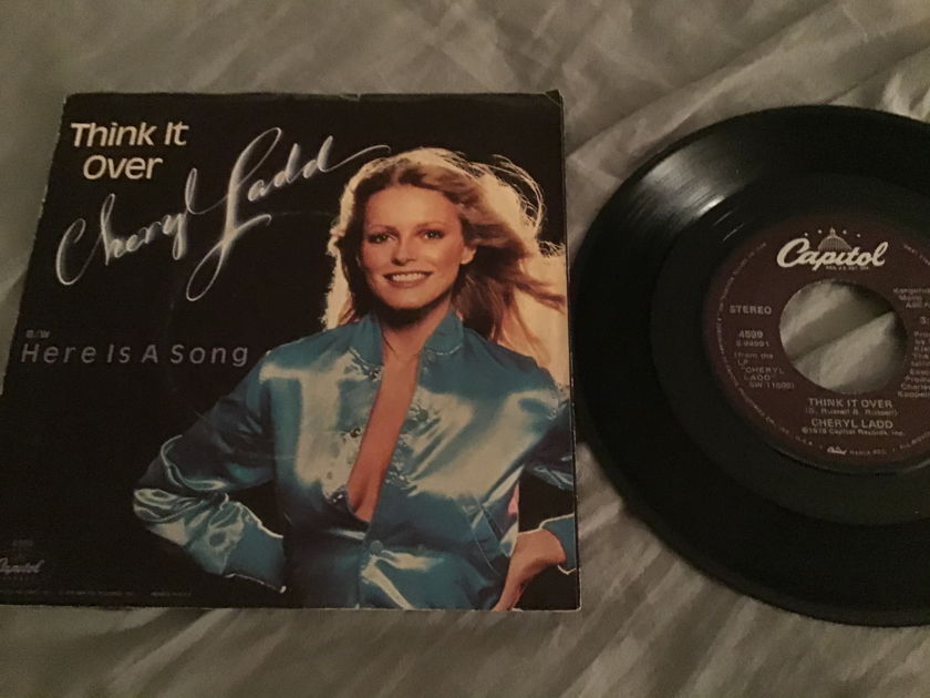 Cheryl Ladd Think It Over 45 With Picture Sleeve