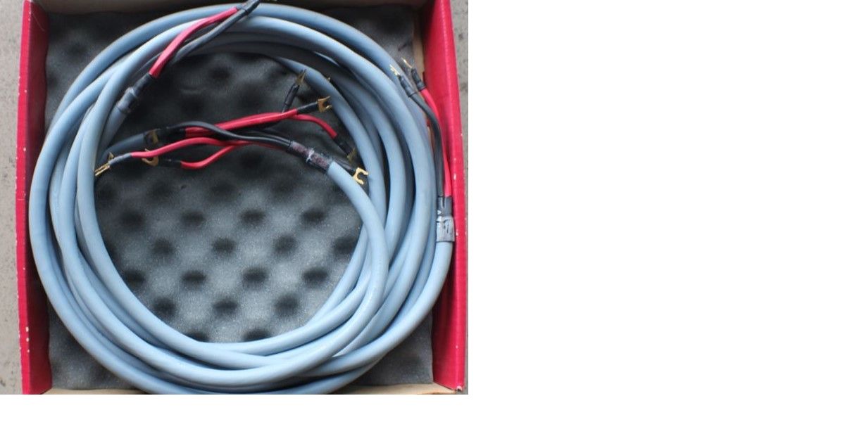 AudioQuest Crystal HyperLitz BiWire Speake For Sale