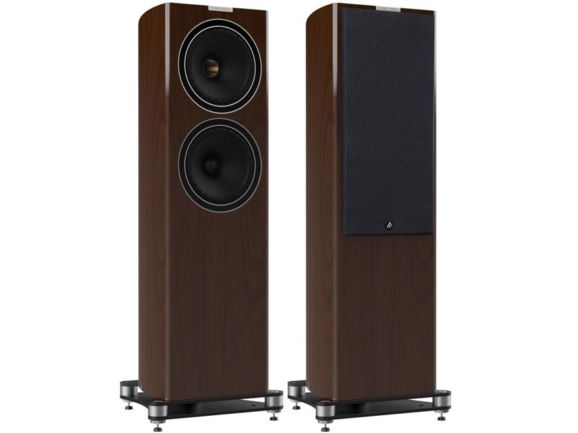 FYNE F703 Speakers (Walnut Gls): EXCELLENT Trade-In; Warranty; 35% Off; Free Shipping