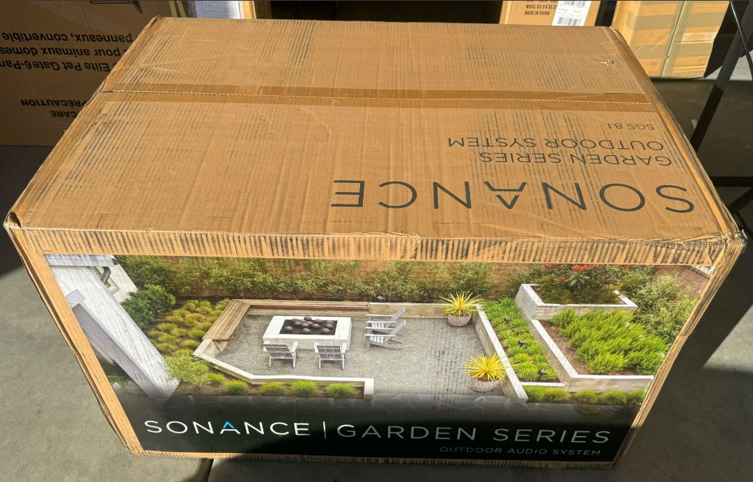 SONANCE SGS 8.1 SYSTEM W/SR 2125 AMP 8 SATS,1SUB