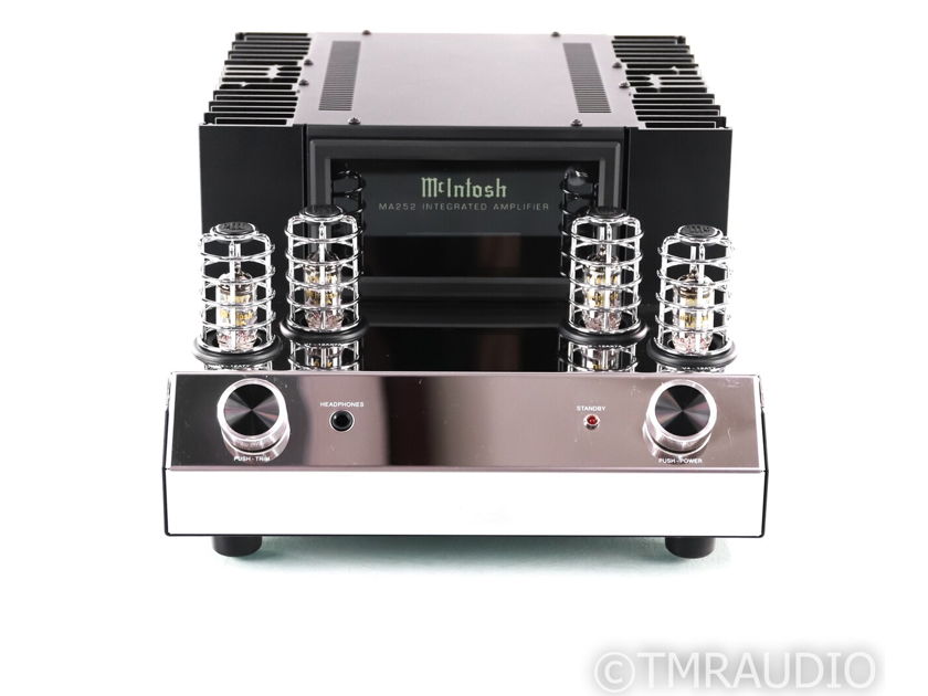 McIntosh MA252 Stereo Integrated Tube Hybrid Amplifier; MA-252; MM Phono; Remote (28728)