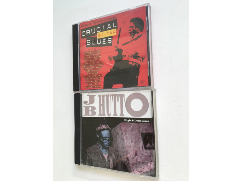 JB Hutto high & lonesome Cd and Crucial guitar blues Cd