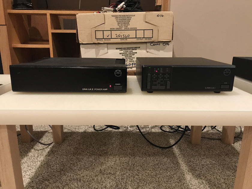 Linn LK1 and LK2 Complete System **Original boxes, manual, cables, remote**