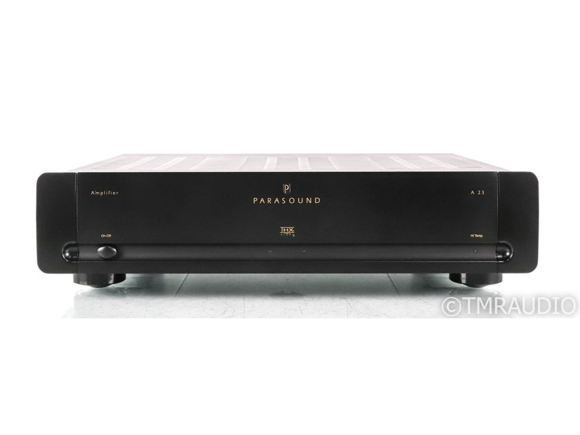 Parasound Halo A 23 Stereo Power Amplifier; A23; Black (41745)