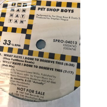 PET SHOP BOYS - WHAT HAVE I DONE TO DESERVE THIS PET SH...