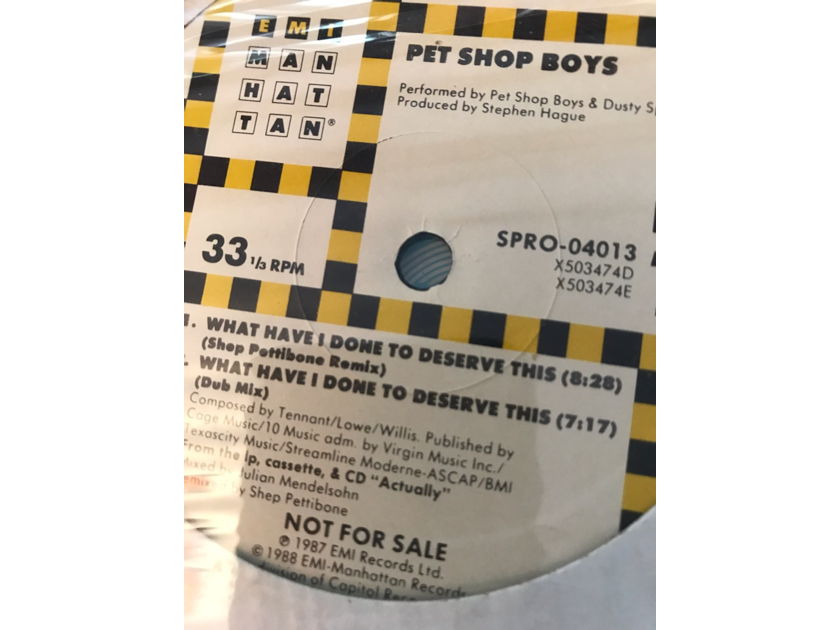 PET SHOP BOYS - WHAT HAVE I DONE TO DESERVE THIS PET SHOP BOYS - WHAT HAVE I DONE TO DESERVE THIS