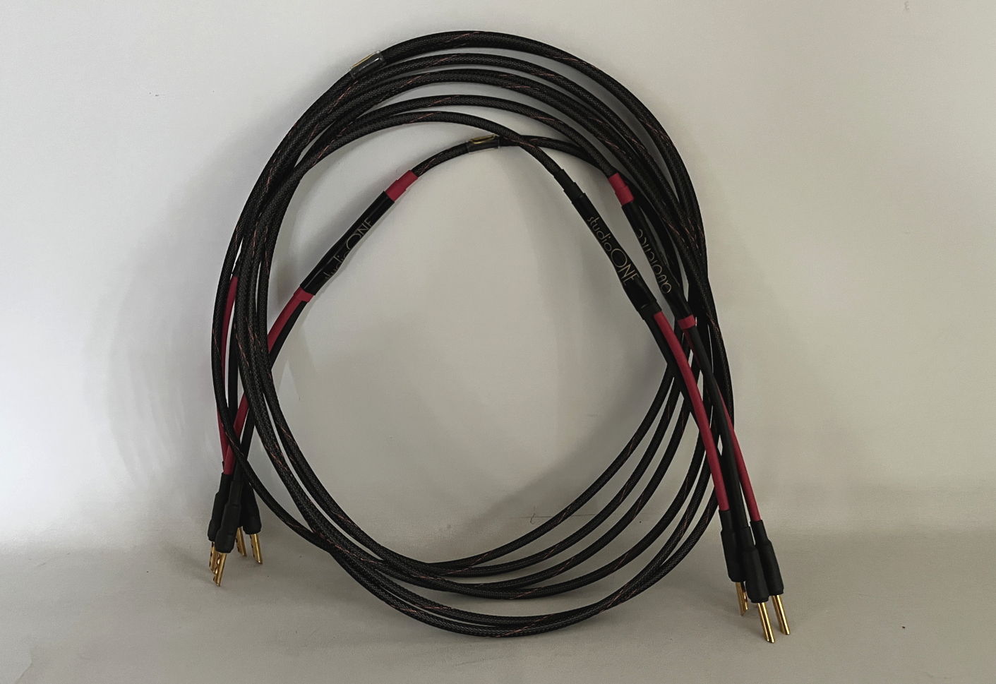 Audience Studio ONE SPEAKER CABLES, 2.5 METERS, BANANAS... 2