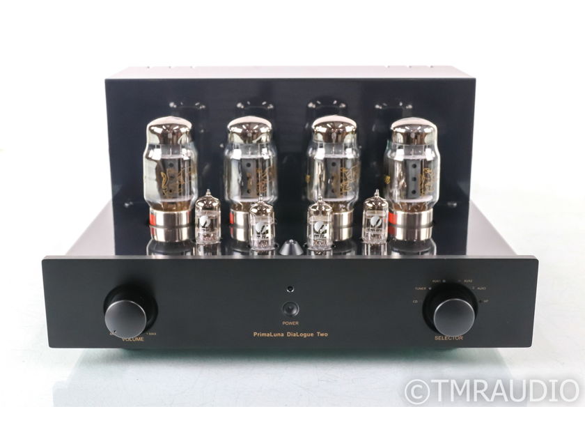 PrimaLuna DiaLogue Two Stereo Integrated Tube Amplifier; Remote (35198)