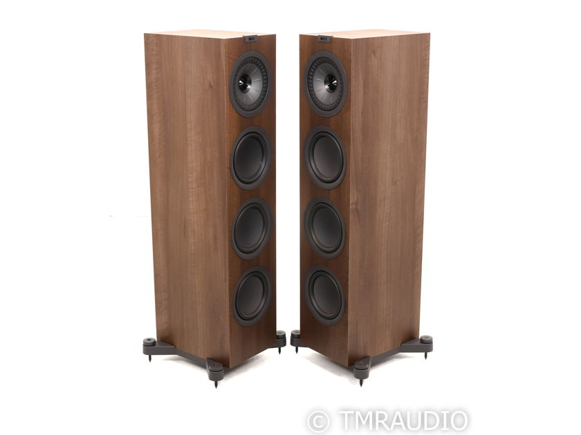 KEF Q750 Floorstanding Speakers; Walnut Pair; Q750 (50127) Full