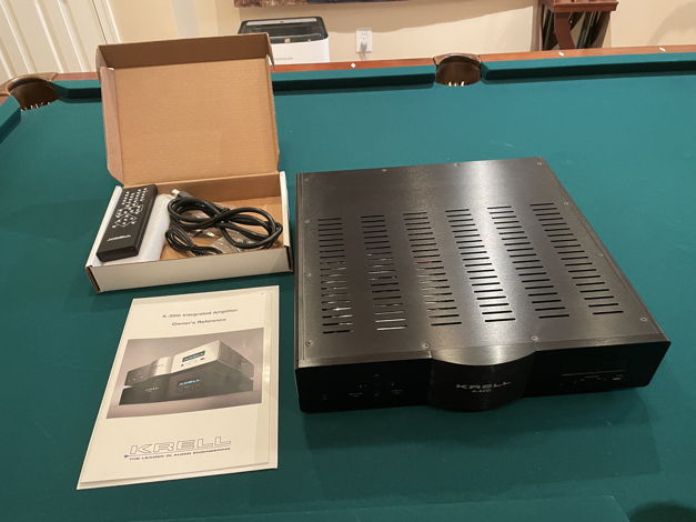 Krell K-300i integrated amp with DAC black - mint custo...