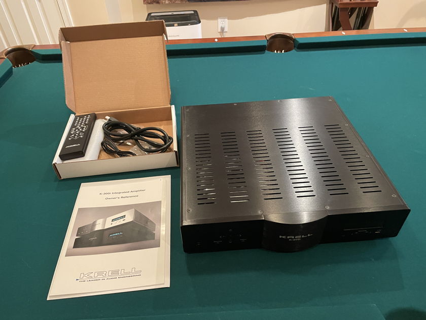 Krell K-300i integrated amp with DAC black - mint customer trade-in