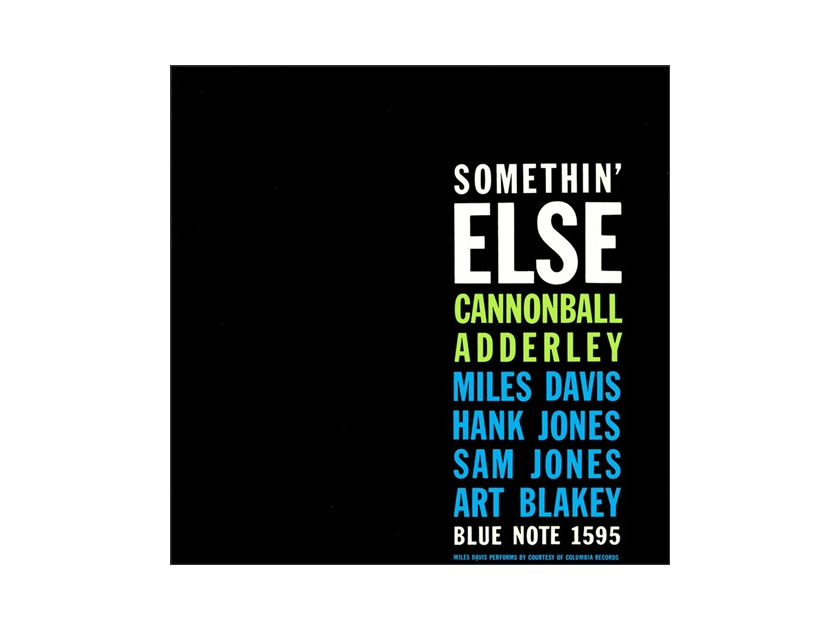 Cannonball Adderley - Somethin' Else - Music Matters 33rpm NEW / SEALED
