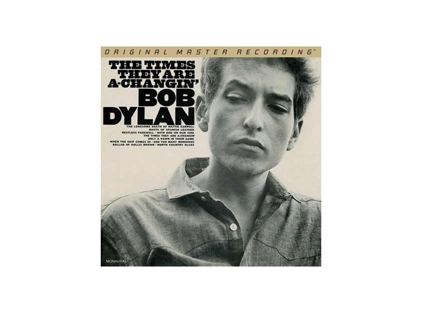 Bob Dylan - The Times They Are a Changin' - MFSL 45rpm Mono  Limited to 3,000 Numbered, 180g 45rpm 2LPs - New/Sealed