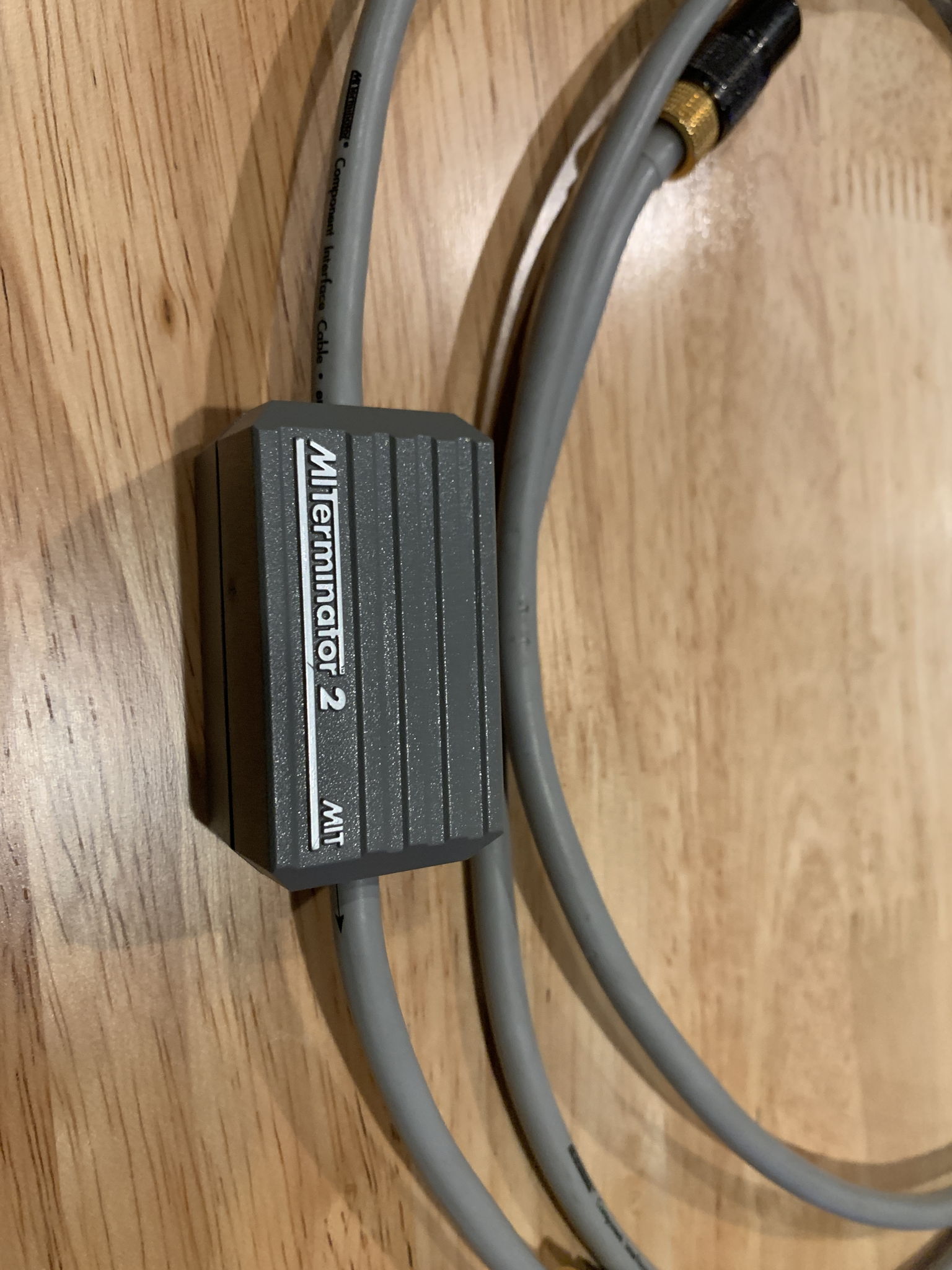 MIT Terminator 2 RCA Interconnects 1m Excellent Condition 4