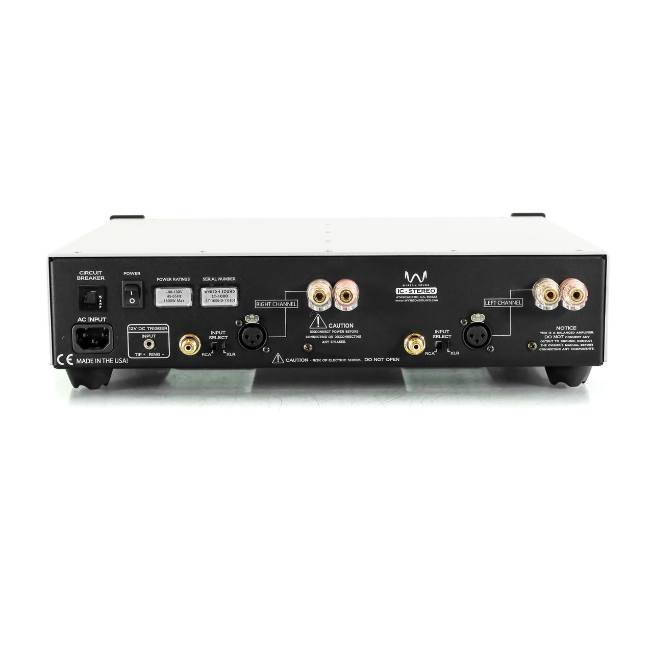 Wyred 4 Sound ST-1000 Stereo Power Amplifier (82768) 5
