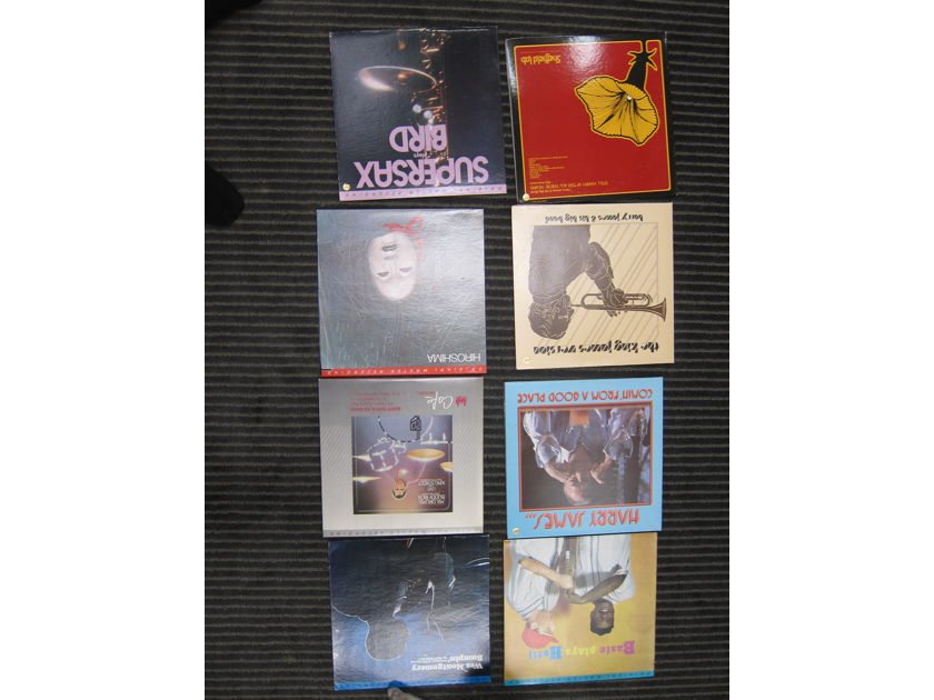 8 Audiophile Jazz LPs, MFSL, Sheffield Harry James, Buddy Rich, Montgomery, Bases, EX