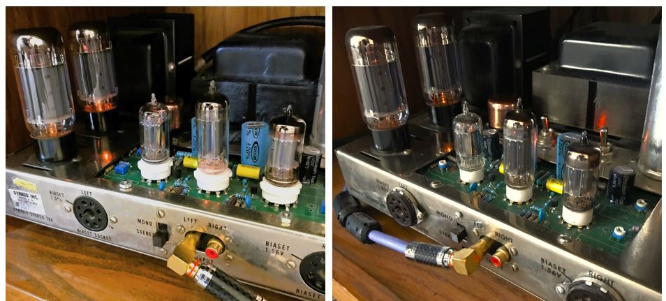 Dyna70/VTA amps with 7581A output tubes and solid state copper rectifiers